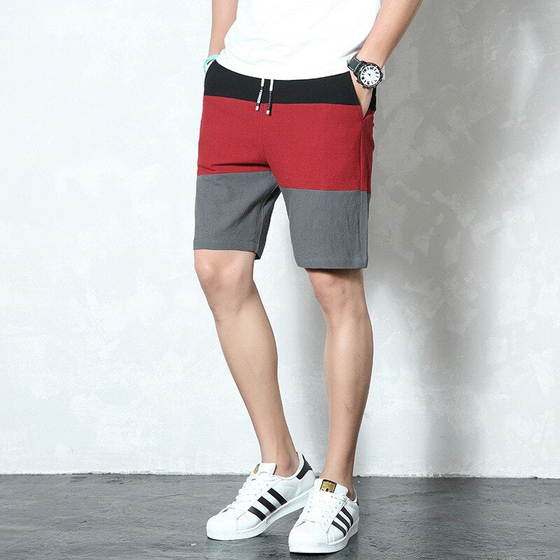 2023 New Summer Men Shorts Cotton Casual Shorts Homme Knee Length Fashion Breathable Shorts Quick Dry