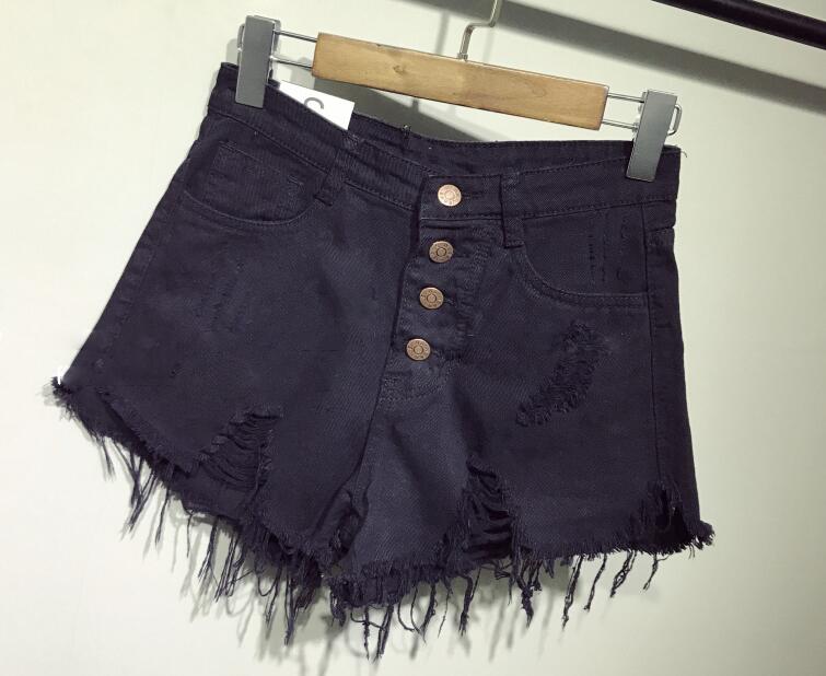 female fashion casual summer cool women denim booty Shorts high waists fur-lined leg-openings Big size sexy short Jeans