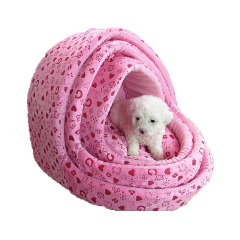 Hot Sale Princess Dog Bed Small Warm Cat House Slippers Pet Detachable Washable Cushion Dog Beds For Large Dogs Puppy Rabbits