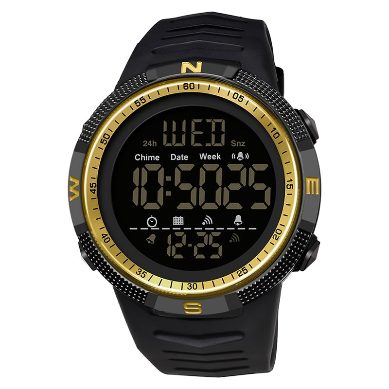 Military Sport Watch Mens Clock Fashion Brand SANDA Digital Wristwatch Shockproof Countdown Watches Waterproof Hour Bracelet