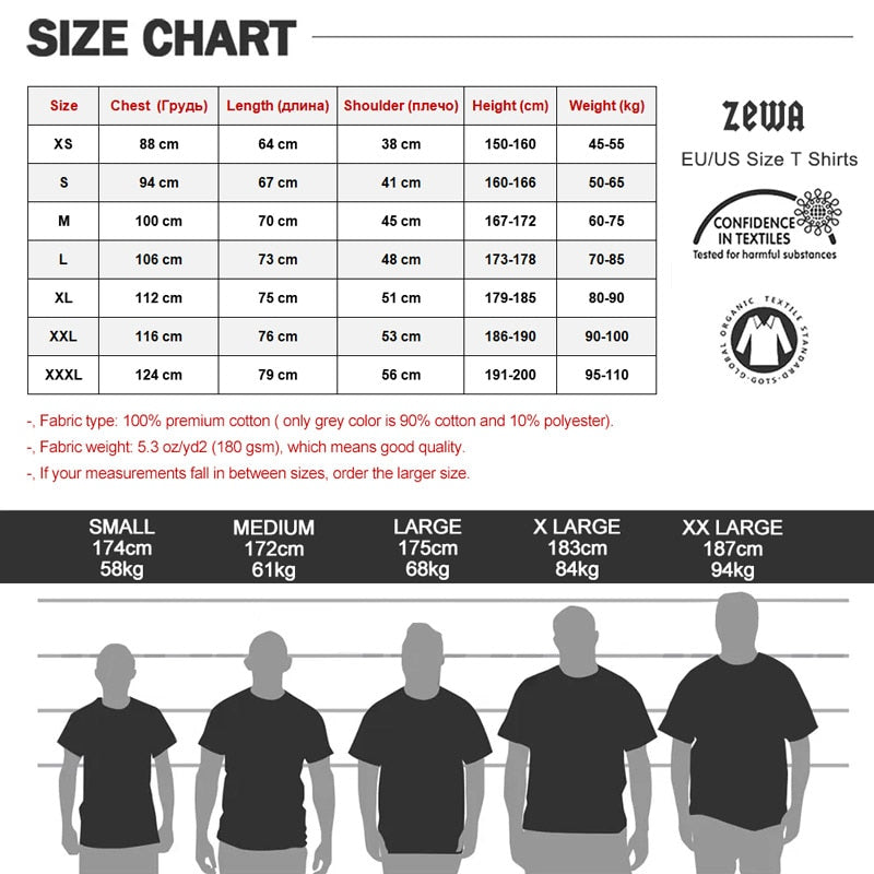 100% Cotton T Shirt Men&#39;s Graphic T-Shirt New York Electrocardiogram The USA US City Tops Cotton Tees XS