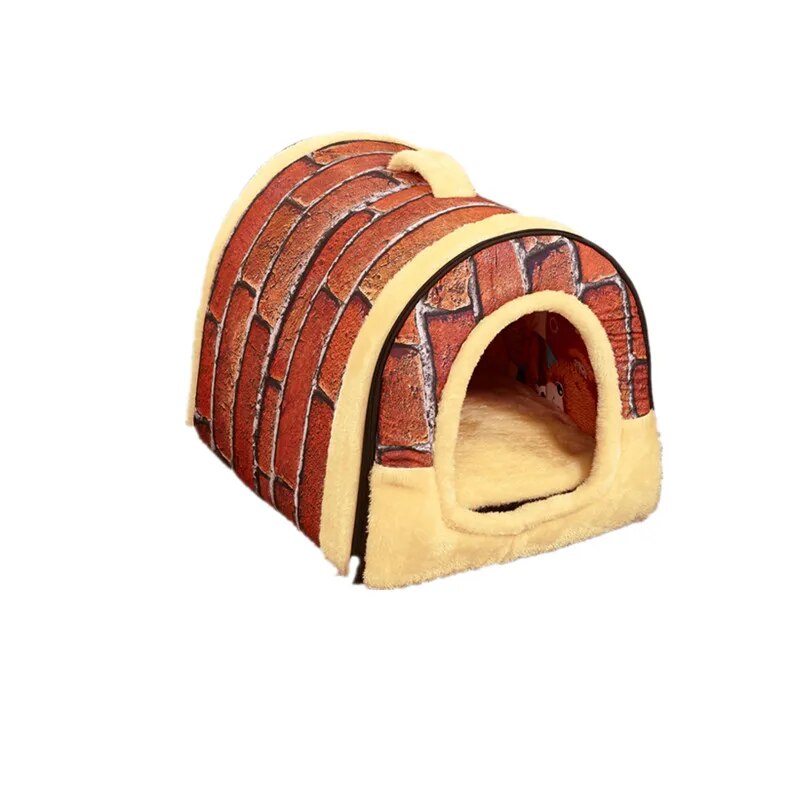 Dog Bed for Small And Large Dogs Houses Kennel Warm House Slippers Pet Dog Bed Detachable Cushion puppy Cat Bed Bag Pet Products