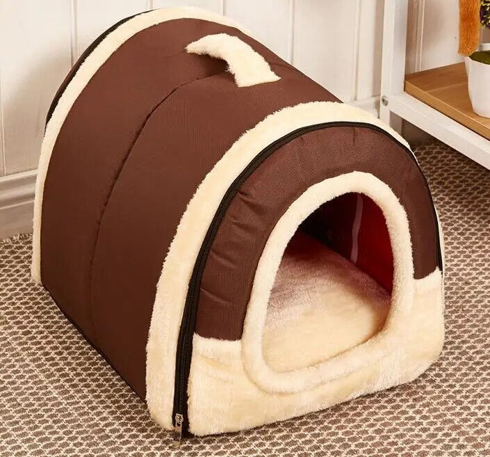 Dog Bed for Small And Large Dogs Houses Kennel Warm House Slippers Pet Dog Bed Detachable Cushion puppy Cat Bed Bag Pet Products