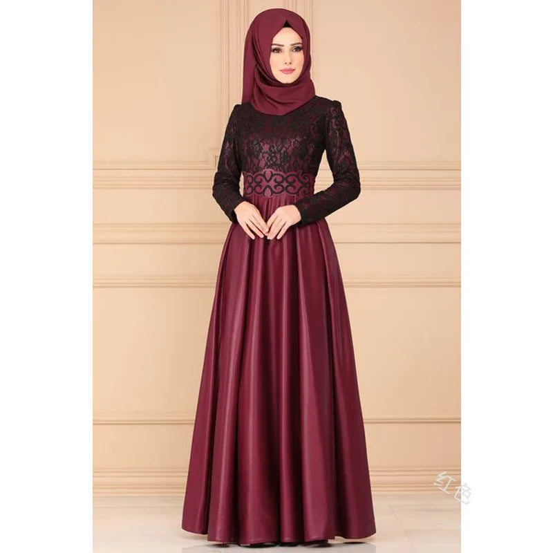 Plus size dubai abayas for women hijab evening dress arabic caftan moroccan kaftan djelaba femme muslim dress islamic clothing