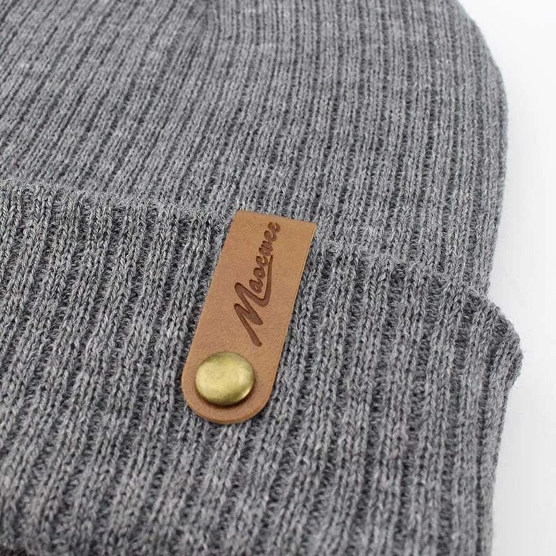 Casual Beanies for Men Women Ski hats Fashion Knitted Winter Hat Solid Color Hip-hop Skullies Bone Unisex Warm Cap Gorras Beanie