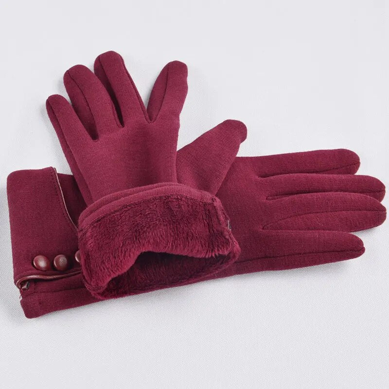 Women Touch Screen Winter Gloves Autumn Warm Gloves Wrist Mittens Driving Ski Windproof Glove luvas guantes handschoenen