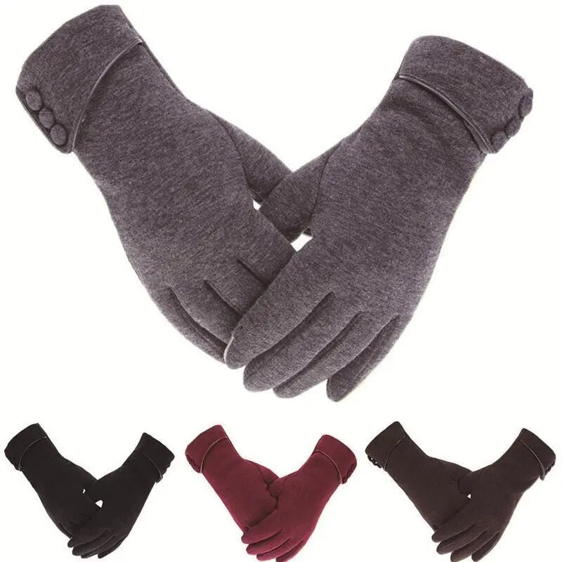 Women Touch Screen Winter Gloves Autumn Warm Gloves Wrist Mittens Driving Ski Windproof Glove luvas guantes handschoenen