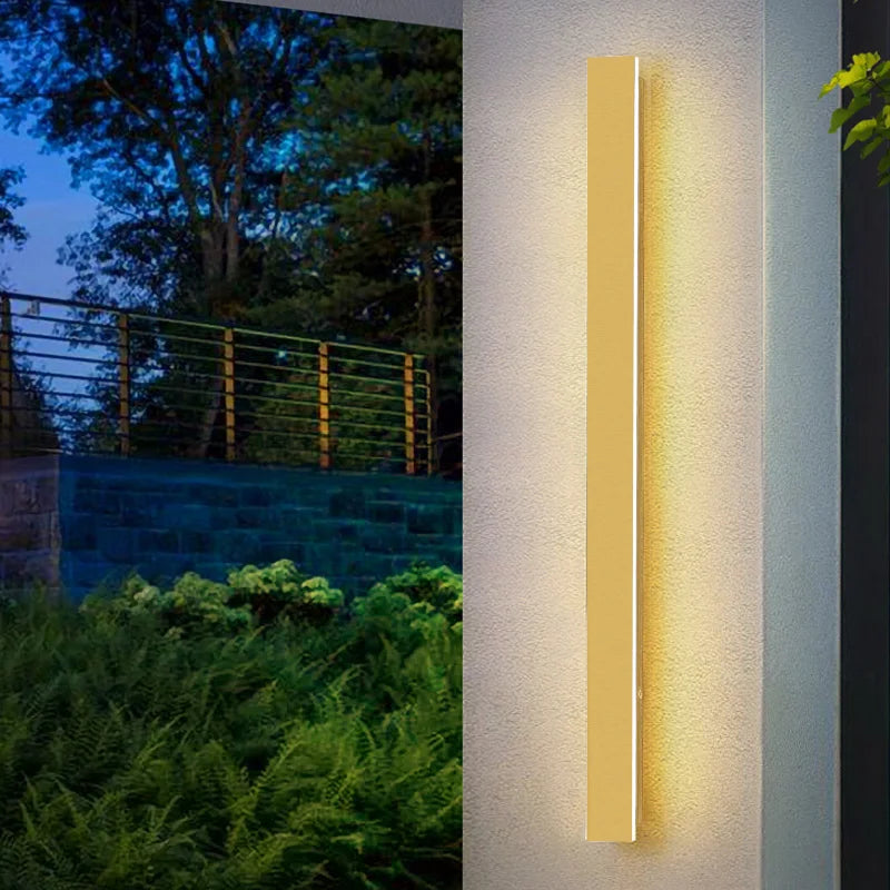 Long Wall Light Outdoor Lighting Waterproof Ip65LED Garden Country Villa Balcony Light Lnterior Wall Bedroom Living Room Light