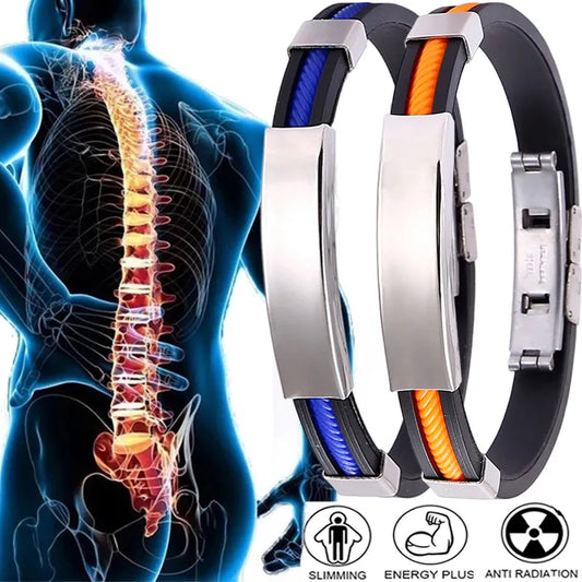 Fashion Mens Women Magnetic Lymph Drainage Magnetic Detox Bracelet Slimming Magnetic Therapy Bracelet&Bangle Health Care Jewelry