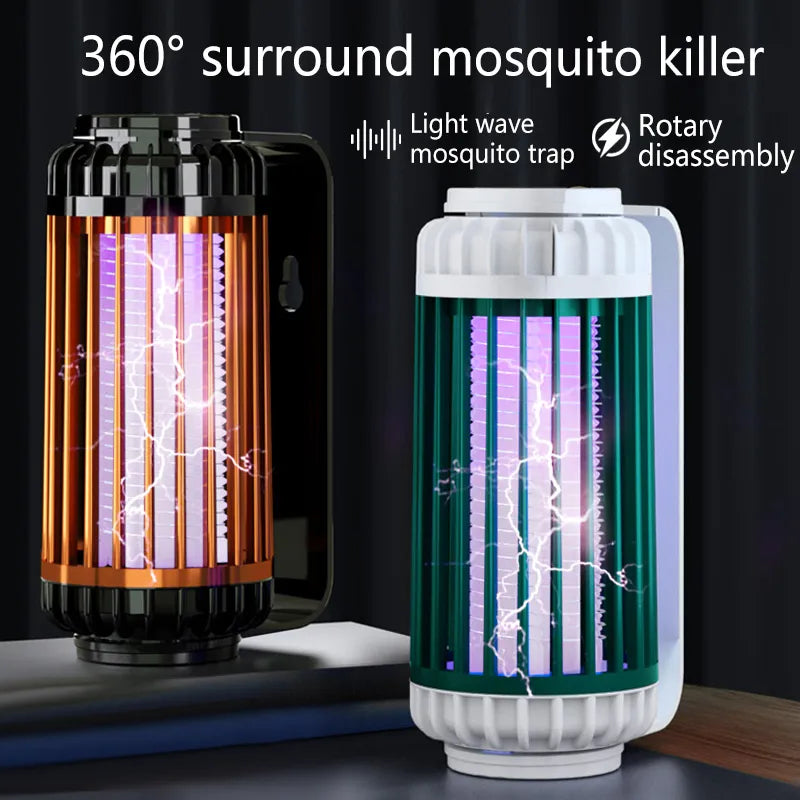 Mosquito Killer Lamp Electric Shock Photocatalyst Kill Bug Insect Zapper Home Mosquito Repellent Usb Charging Outdoor Fly Trap