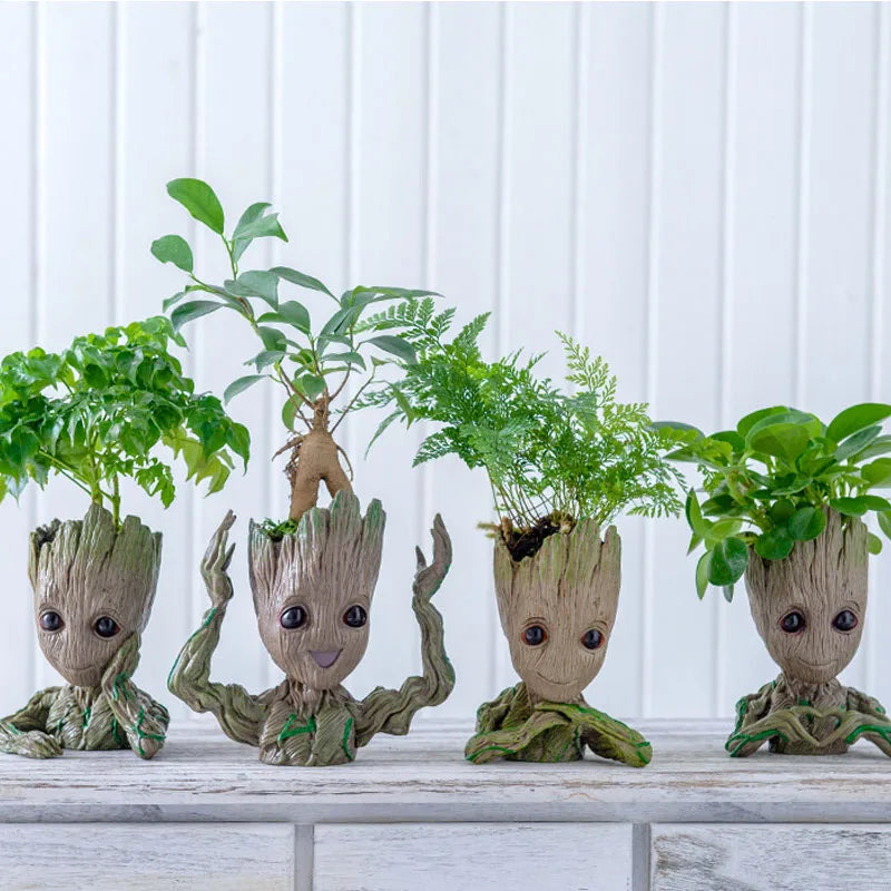 Home Decoration Crafts Miniature Model Office Desktop Display Cartoon Groot Figurines Handicrafts Decor Tree Man Ornament 5CM