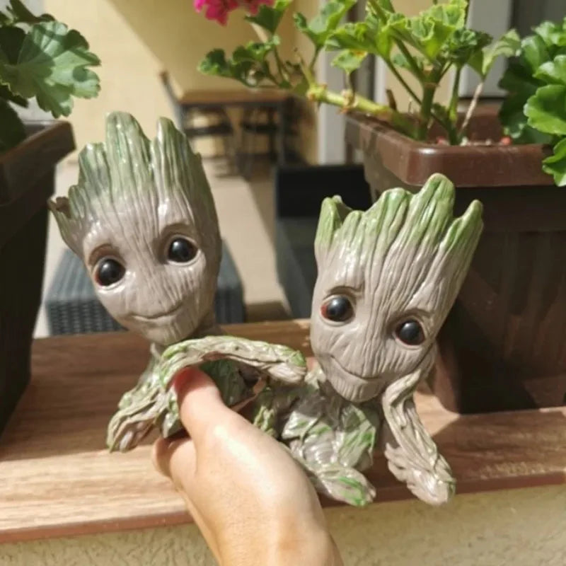 Home Decoration Crafts Miniature Model Office Desktop Display Cartoon Groot Figurines Handicrafts Decor Tree Man Ornament 5CM