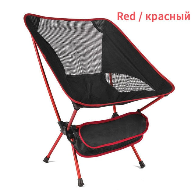 Travel Portable Folding Chair Outdoor Camping Chairs Oxford Cloth Ultralight Beach BBQ Hiking Picnic Seat Fishing Tools Chair