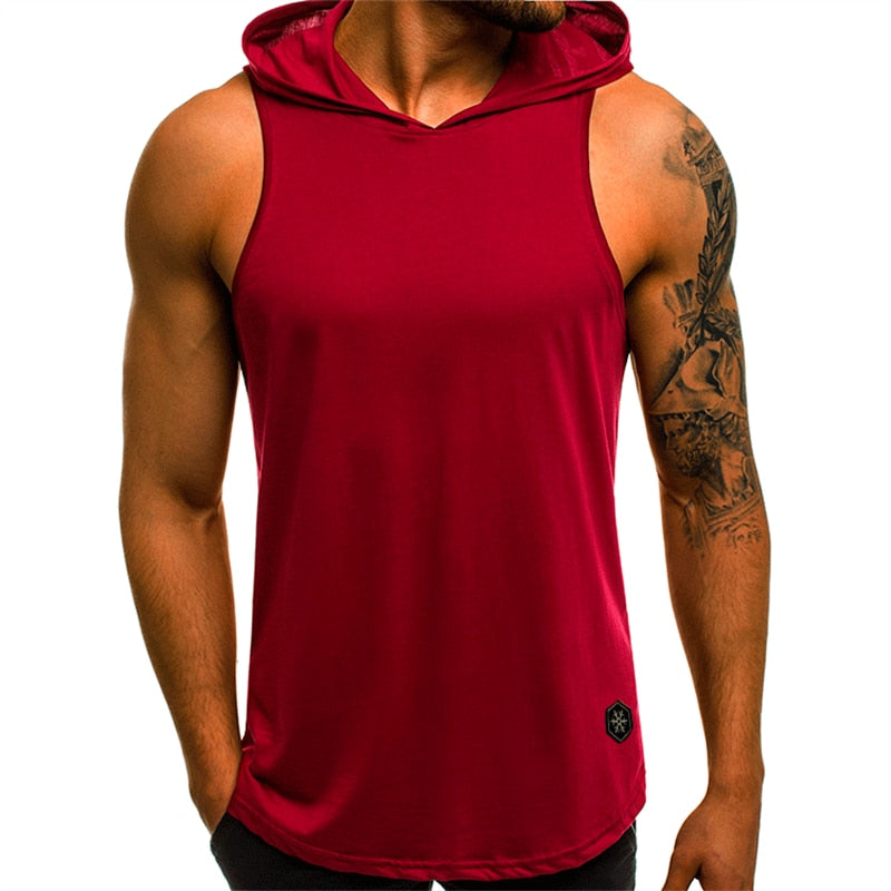 MRMT 2023 Brand New Men&#39;s Vest Casual Slim Breathable Hoody Waistcoat Sleeveless Men Vest For Male Man Tank Tops Hoodies Vests