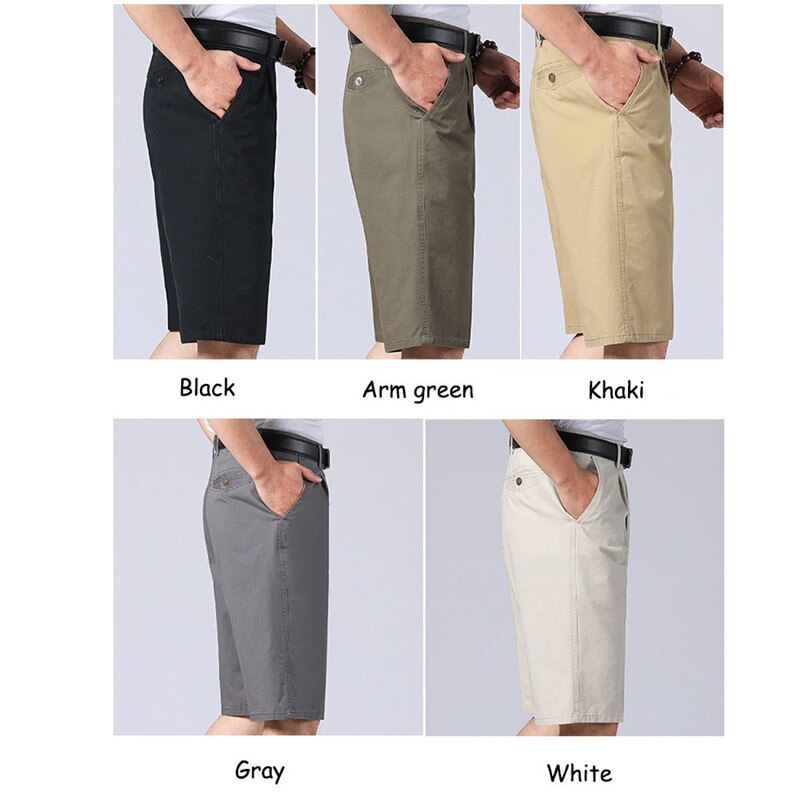 MRMT 2023 Brand Men&#39;s Shorts Middle-Aged And Elderly Cotton Seven-Point Pants Men Shorts High Waist Deep Loose Comfort Shorts