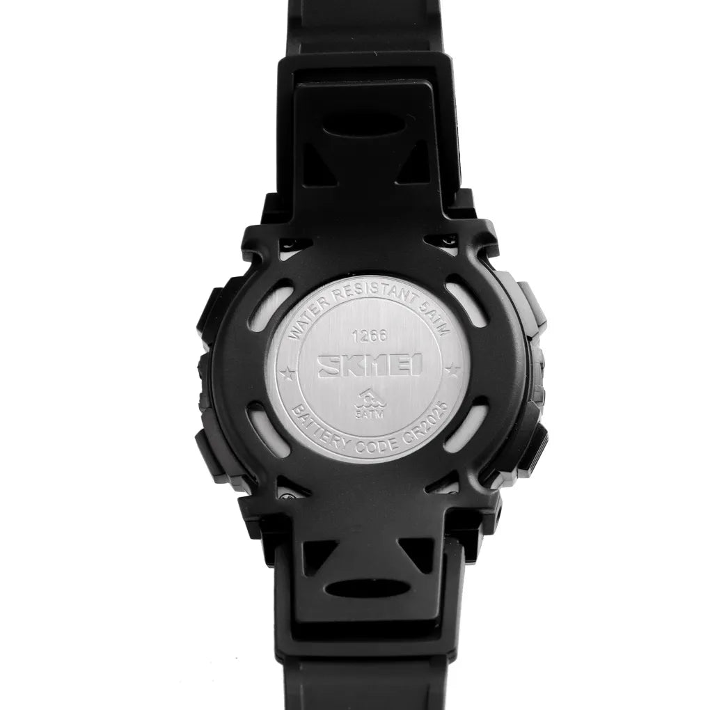 SKMEI 1266 Kids Shockproof Wristwatches Fashion LED light Display Waterproof Digital Children's Watches Boys Girls Watch Clock