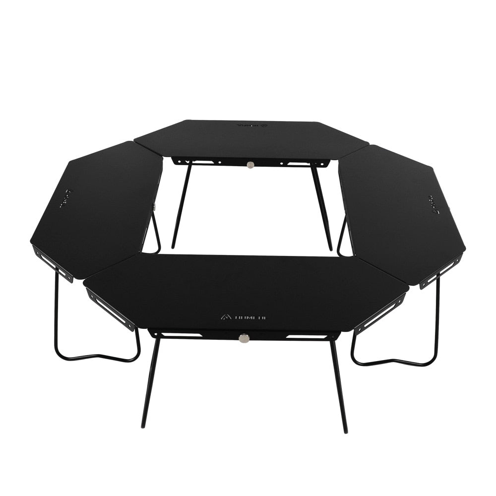 Homful New Arrival Outdoor Ultra Light Aluminum Alloy Folding Picnic Equipment Camping Folding Table