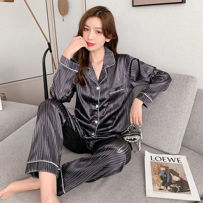 3XL-8XL Long Pajamas Summer Sleepwear Large Bust Adults Satin Women's Suit Nightgown Silk Nightie Freedom Wear Home Clothes