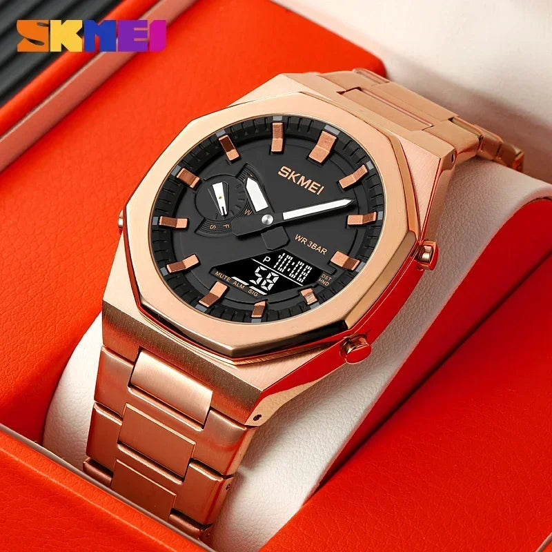 SKMEI Fashion Casual Business Quartz Watch 1816 Light Date Waterproof Wristwatch Relogio Masculino Mens Sports Watches