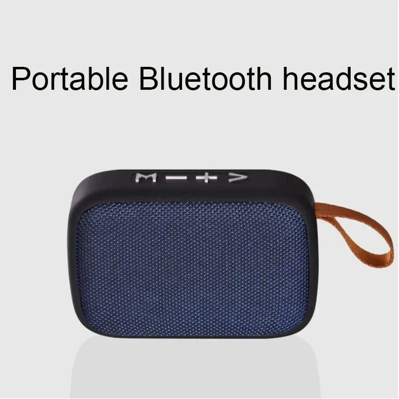 Fabric Speaker Bluetooth Wireless Connection Portable Outdoor Sports Audio Stereo Support Tf Card Mobile Phone Universal