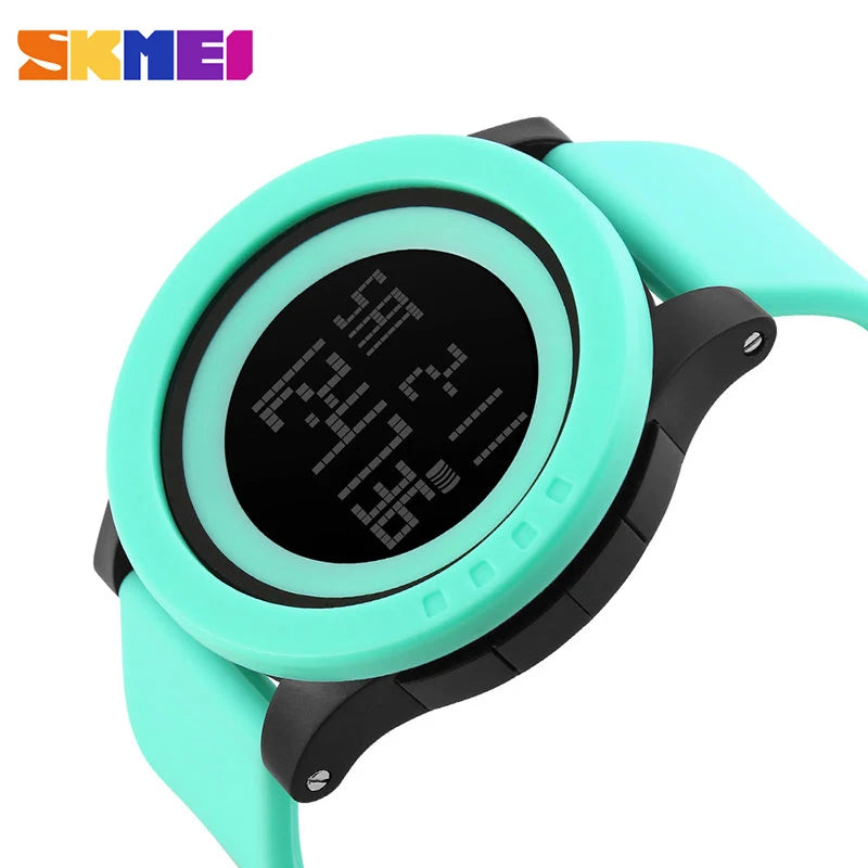 SKMEI 1142 Sport Countdown Waterproof Men Wristwatches Military LED Digital Watch Mens Electronic Clock 1257 Reloj Masculino