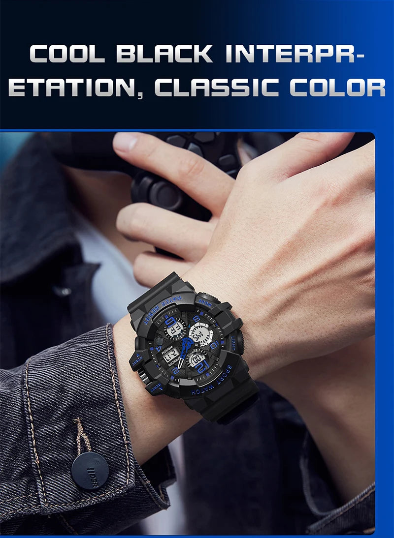 SANDA Brand G- Style Military Watch Men Digital Shock Sports Watches For Man Waterproof Electronic Wristwatch Mens 2023 Relogios