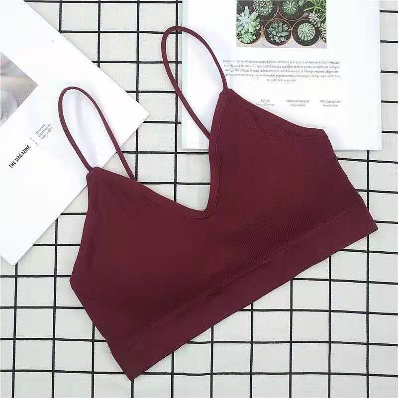 Women Sexy Crop Tops Bra Tube Top Female Streetwear Sleeveless Seamless Sports Bra Crop Camis Top Tee Bandeau Top Basic Tank