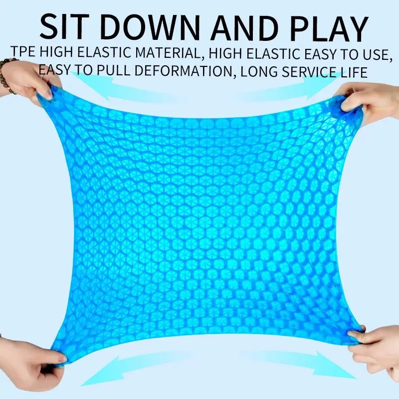 Gel Seat Cushion Summer Breathable Honeycomb Design For Pressure Relief Back Tailbone Pain - Home Office Wheelchair Chair Cars