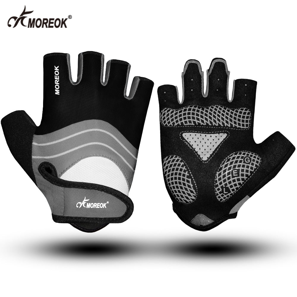 BIKINGMOREOK Cycling Gloves Touchscreen Bike Gloves 5MM Liquid Gel Pads Bicycle Gloves Shock-Absorbing Mountain Bike Gloves Men