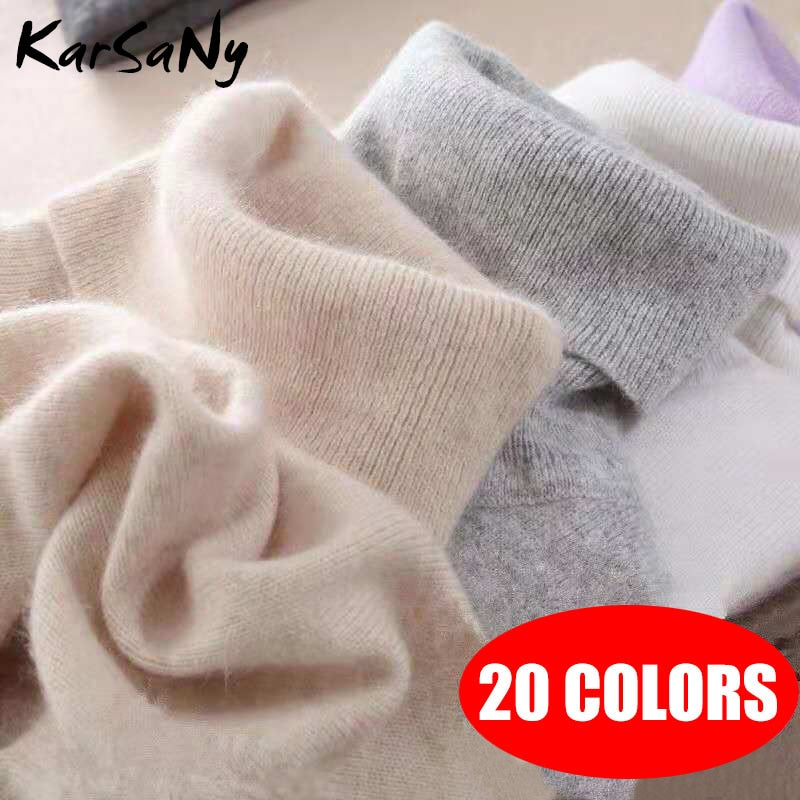 Turtleneck Sweater Women Winter Wool Long Sleeve Women&#39;s Cashmere Sweater Women Pull Femme Knit Pullover Womens Sweaters 2021