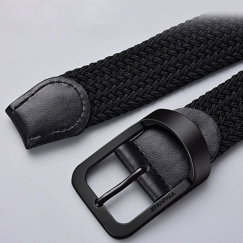 2022 men and women fashion nylon belt alloy casual belt women wild stretch jeans belt decoration ins wind Luxury brand design