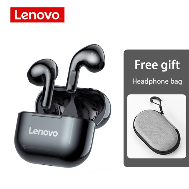 NEW Original Lenovo LP40 TWS Wireless Earphone Bluetooth 5.0 Dual Stereo Noise Reduction Bass Touch Control Long Standby 300mAH