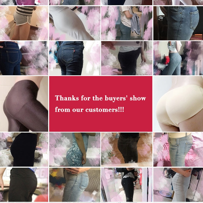 Women Padded Push Up Panties Butt Lifter Shaper Fake Ass Buttocks Hip Pads Invisible Control Panties Briefs Underwear Lingerie