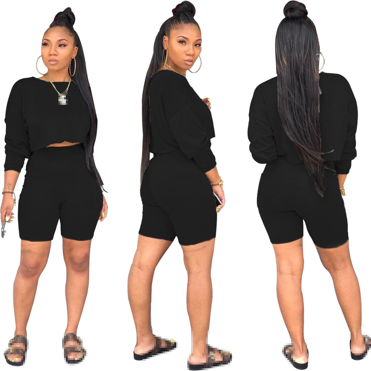 two piece set women 2 piece set women outfits tracksuit for female crop top long sleeve fall clothes 2020 outfits 2 pieces sets