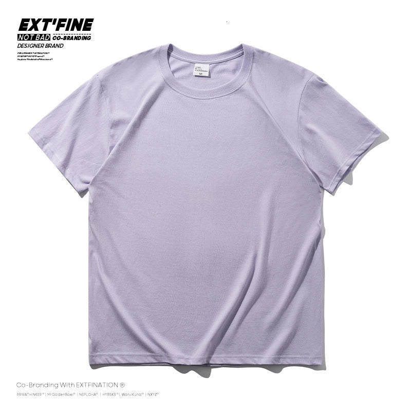 Privathinker 100% Dense Cotton Short Sleeve T-shirt Men 2022 Summer Casual Tshirt Harajuku T Shirt Tops Tee Men&#39;s Clothing