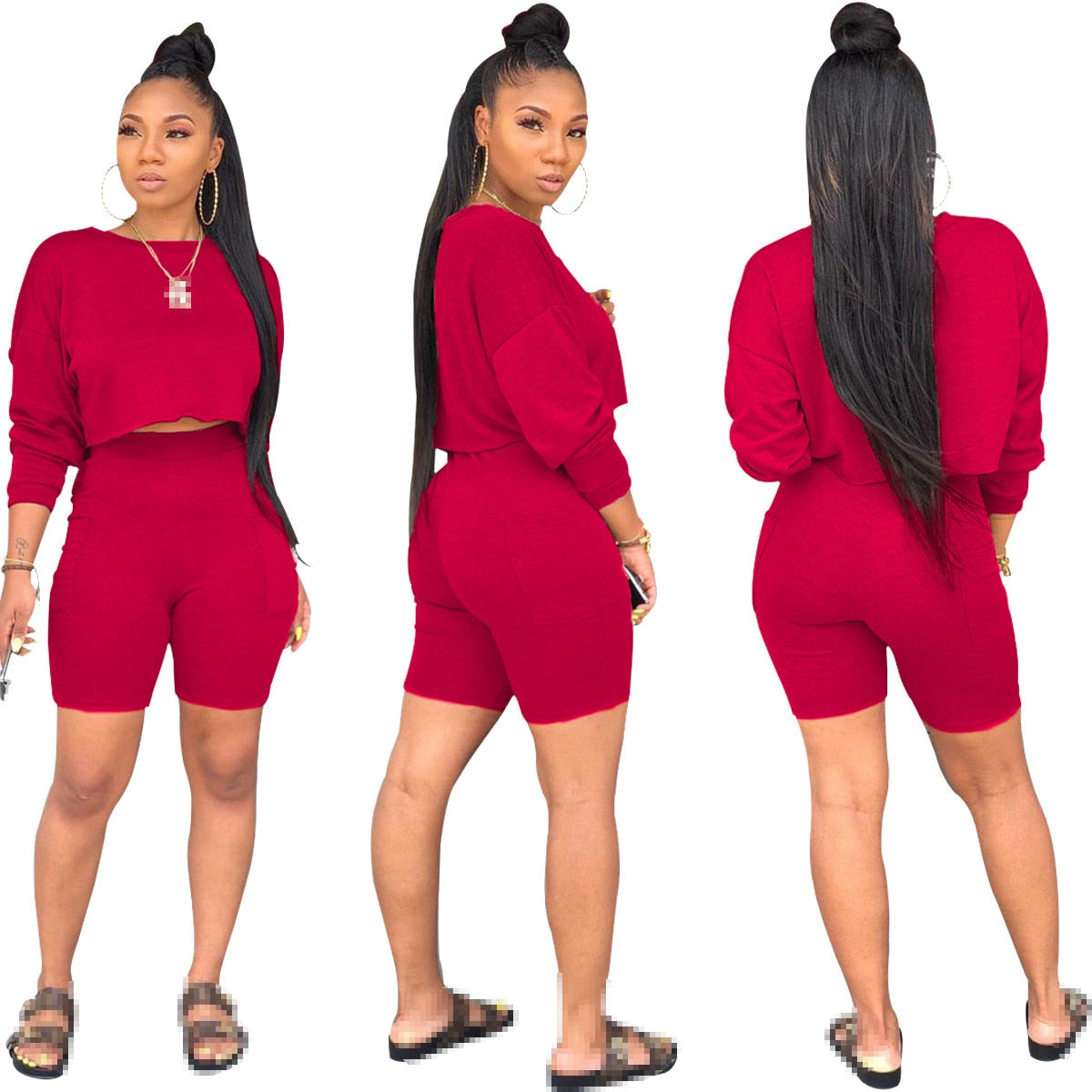 two piece set women 2 piece set women outfits tracksuit for female crop top long sleeve fall clothes 2020 outfits 2 pieces sets