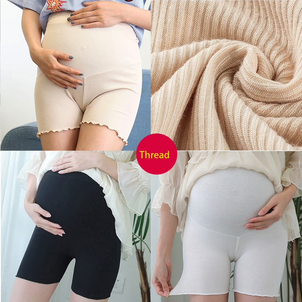 Woman Maternity Leggings Short Length Soft Adjustable Waist Pregnant Pregnancy Clothes Pants Ropa Enceinte Mujer Embarazada