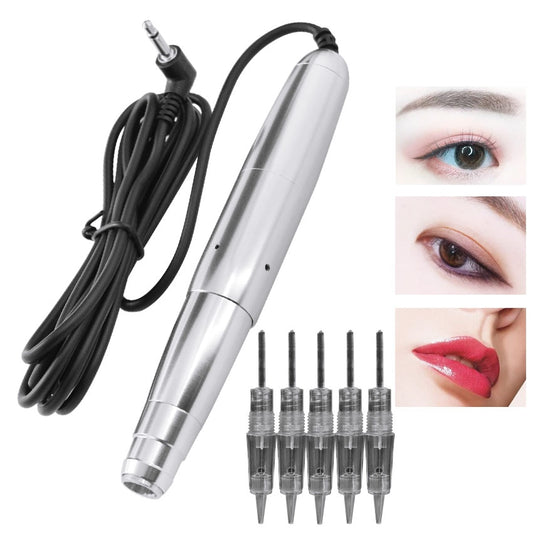 Professional Wireless Permanent Makeup Machine Pen Beauty Cartridge Eyebrow Tattoo Machine