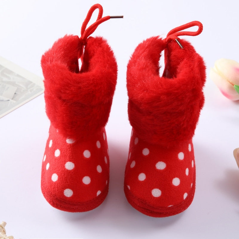 Newborn Toddler Warm Boots Winter First Walkers baby Girls Boys Shoes Soft Sole Fur Snow Booties for 0-18M Footwear Boots