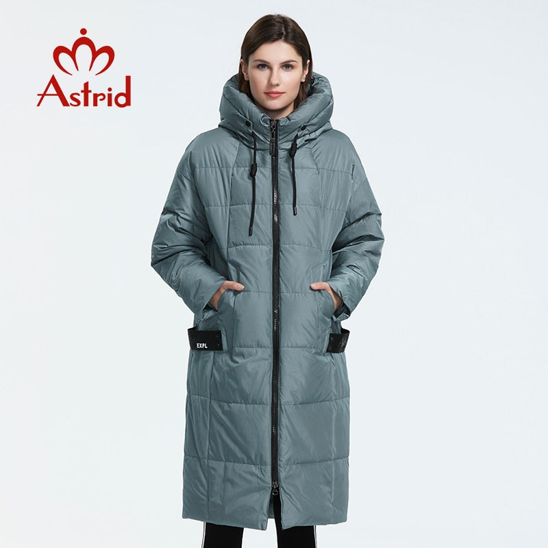 Astrid 2022 Winter new arrival down jacket women loose clothing outerwear quality with a hood fashion style winter coat AR-7038