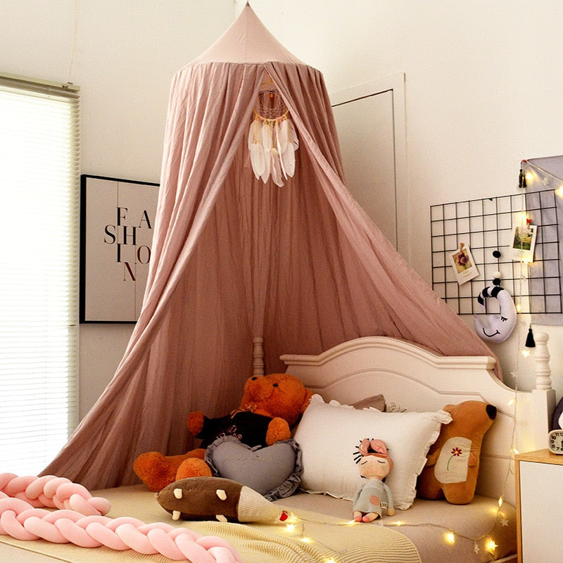 Baby Crib Bed Tent Hung Dome Mosquito Net Baby Bed Baby Girl Room Decor Kids Bed Canopy Tent