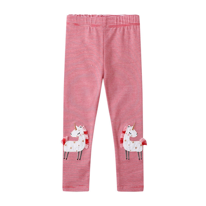 Little Maven 2022 Girls Leggings 100% Cotton Trousers for Kids Comfort Pants Childrens Tights Lovely Clothes with Bee and Flower