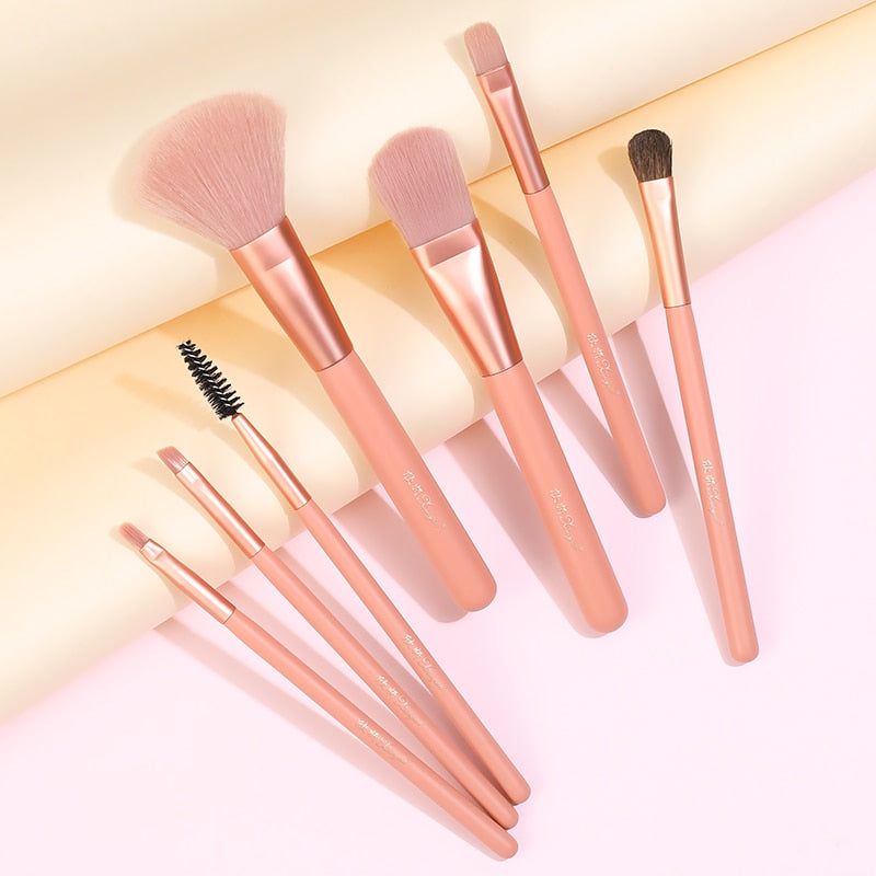 XINYAN Makeup Brushes Set with Bucket Pink Blush Eyeshadow Concealer Cosmetics Makeup Powder Foundation Beauty кисти для макияжа