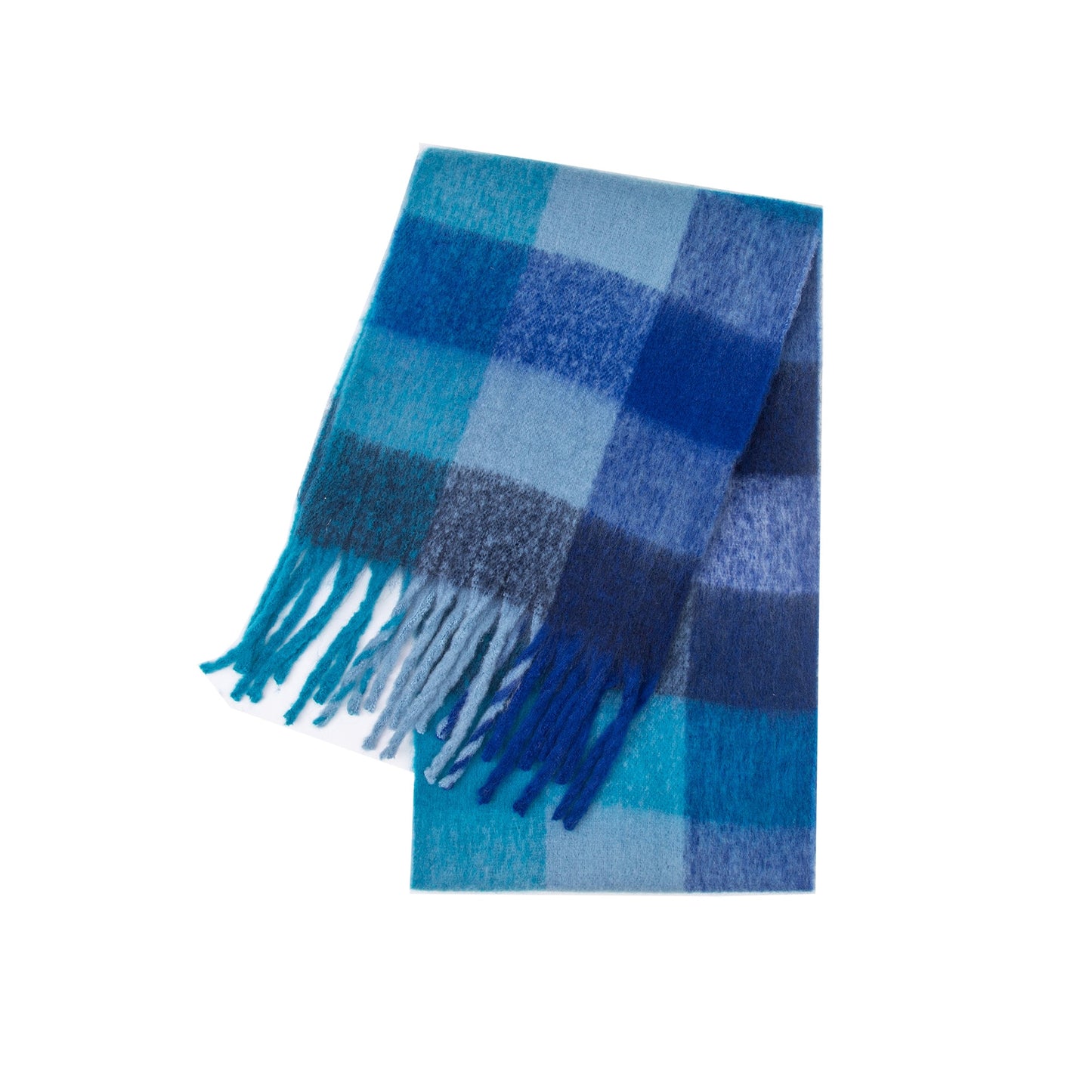 2022 NEW Luxury Cashmere Women Plaid Scarf Winter Warm Shawl and Wrap Bandana Pashmina Long Tassel Female Foulard Thick Blanket