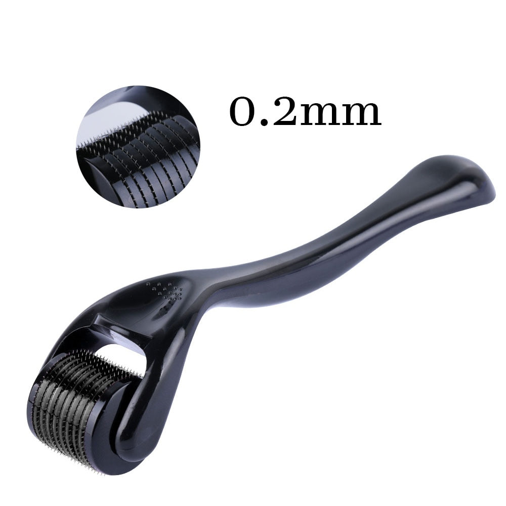 540 Needles face roller black dermaroller Titanium Mezoroller Microneedle Roller Beauty Care Tool