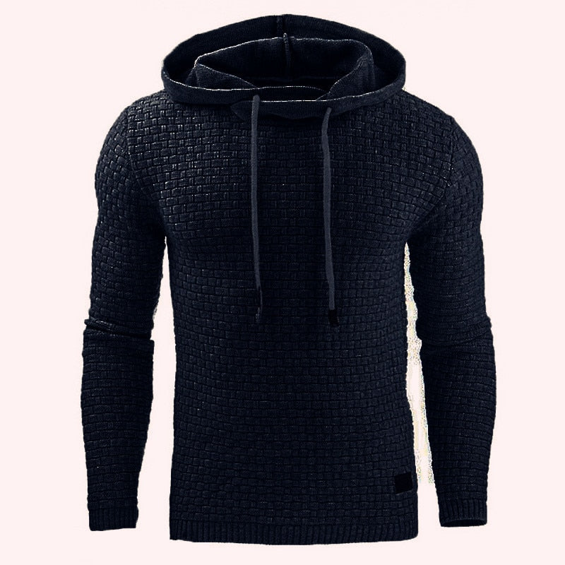 Sweater Men Autumn Winter Warm Knitted Men&#39;s Sweater Casual Hooded Pullover Men Cotton Sweatercoat Pull Homme Plus Size 5XL