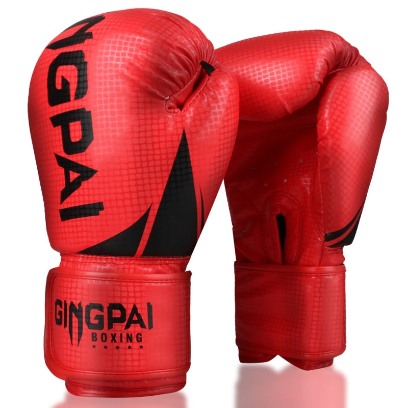 Retro Color Adult Kids Women/Men Boxing Gloves Pu Leather MMA Muay Thai Boxe De Luva Mitts Sanda GYM Equipment  6 8 10 12OZ boks