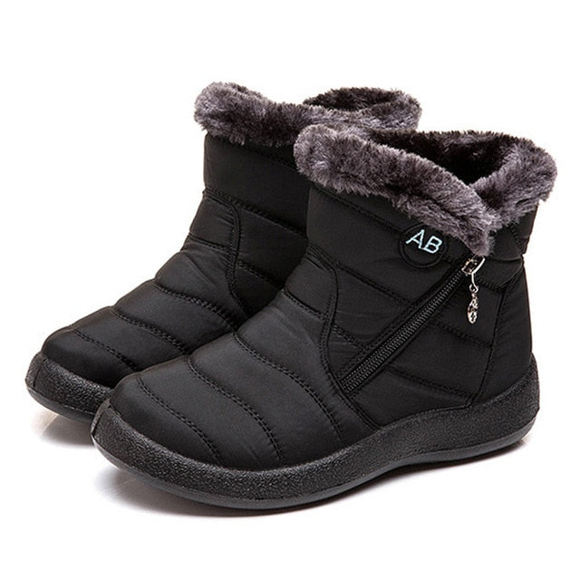 TIMETANG Women&#39;s ankle boots fur boots warm snow boots winter shoes for women waterproof padded boots winter boots womenfootwear