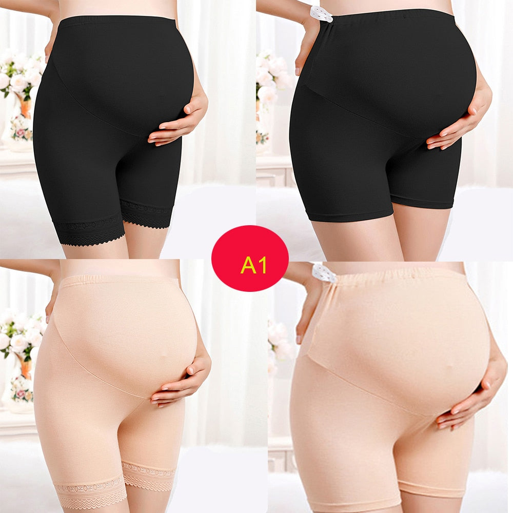 Woman Maternity Leggings Short Length Soft Adjustable Waist Pregnant Pregnancy Clothes Pants Ropa Enceinte Mujer Embarazada