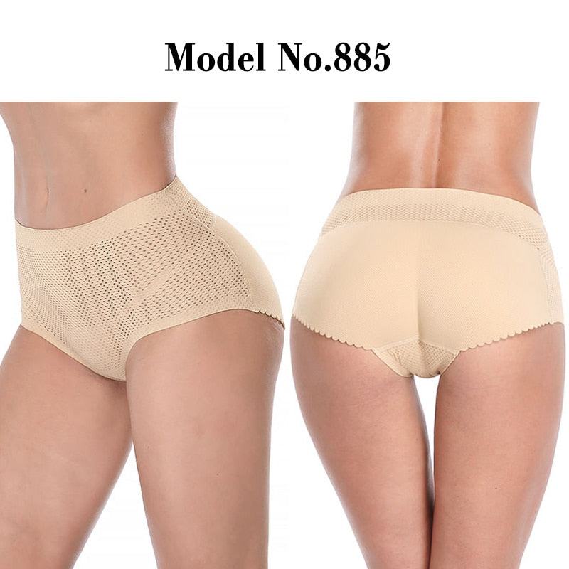 Women Padded Push Up Panties Butt Lifter Shaper Fake Ass Buttocks Hip Pads Invisible Control Panties Briefs Underwear Lingerie